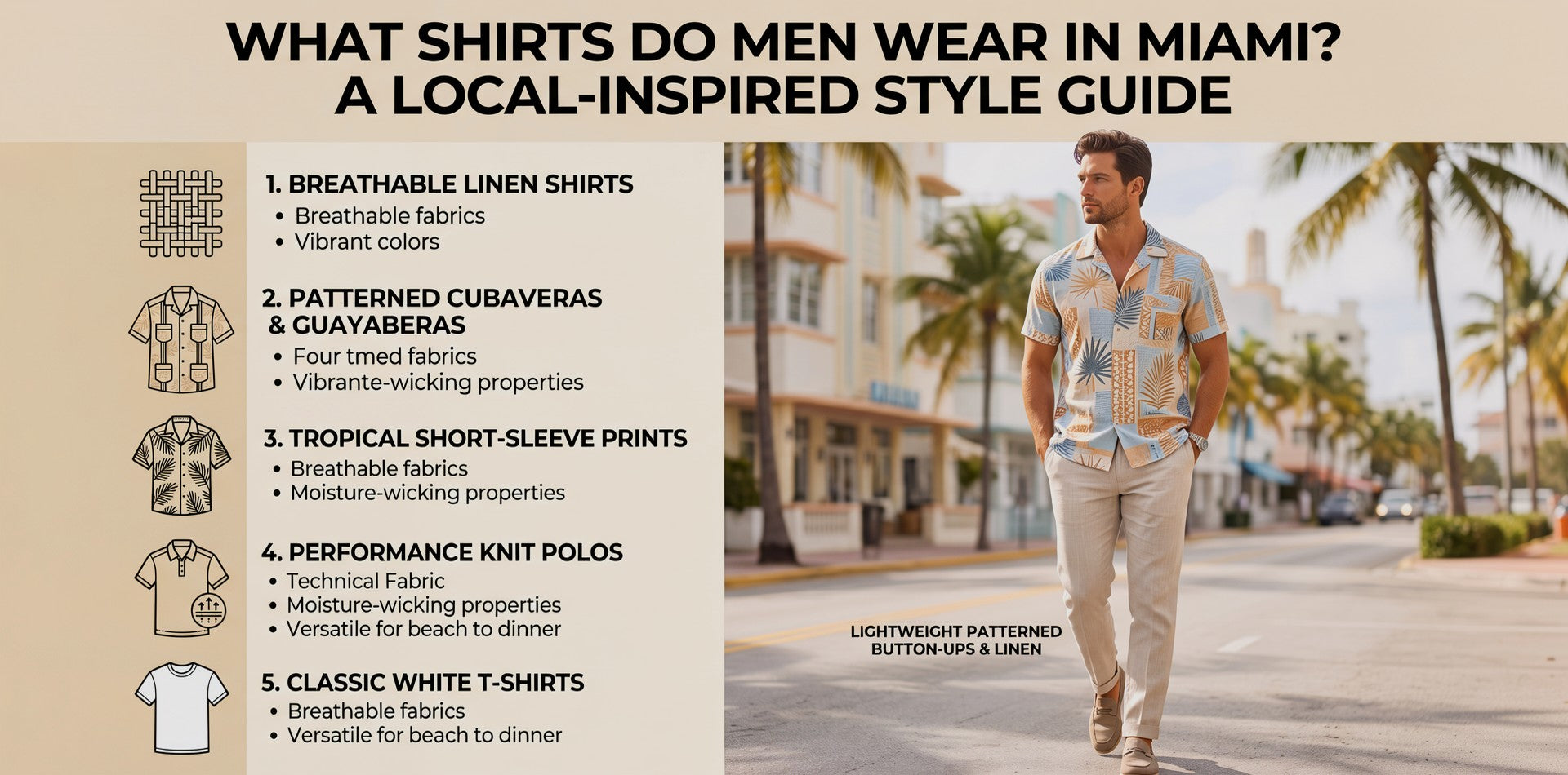 How to Dress Like a Miami Local: The Shirt Guide for the Magic City