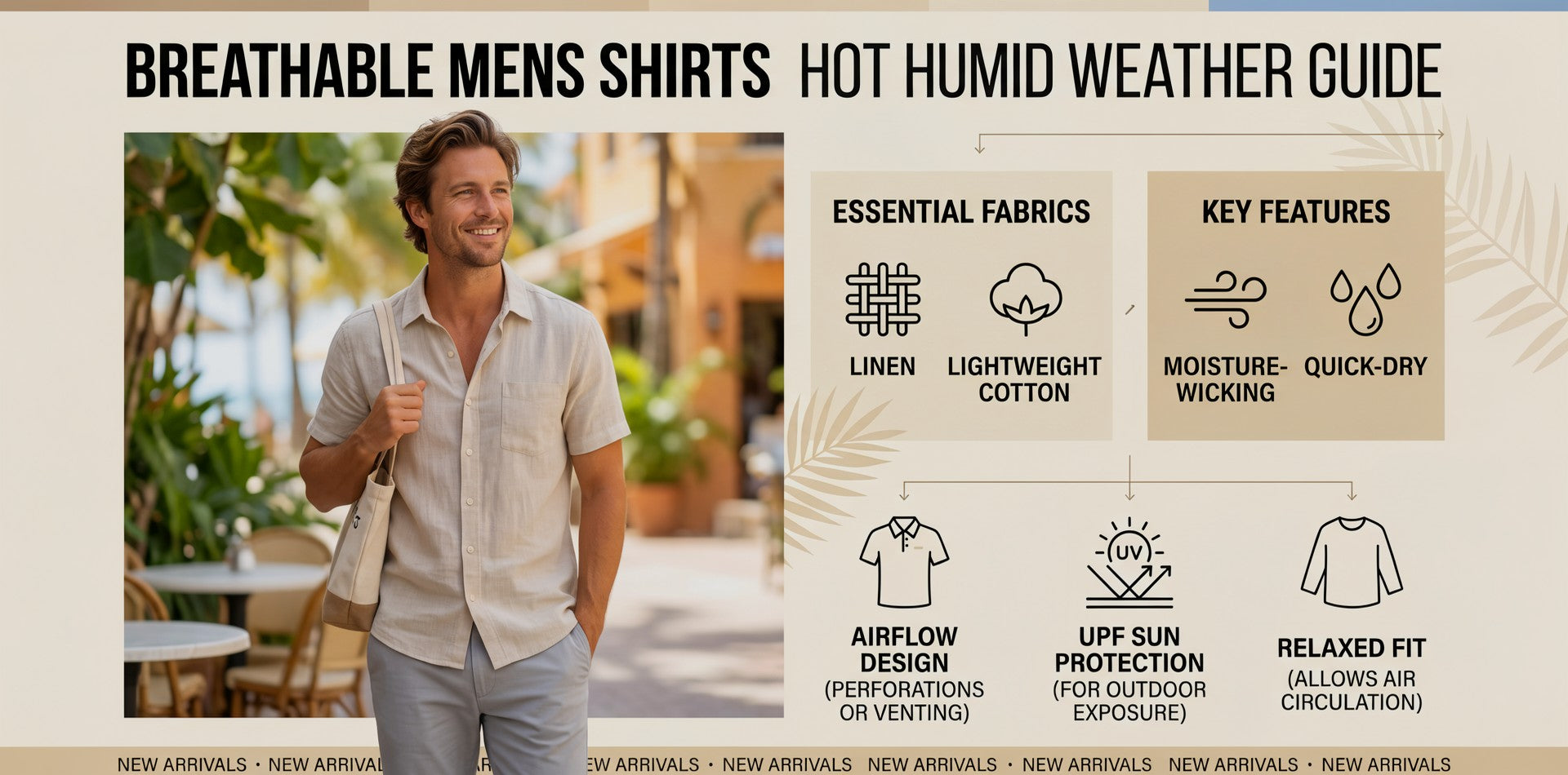 How to Dress for Hot, Humid Weather: A Men's Shirts Guide