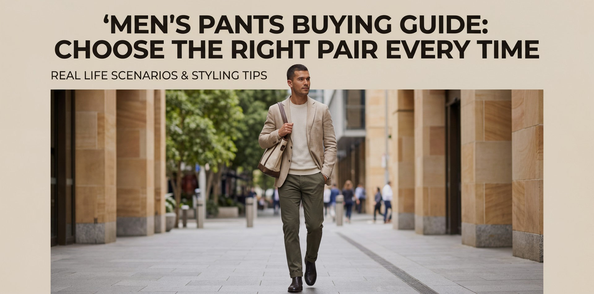 Men's Pants Buying Guide: Choose the Right Pair Every Time