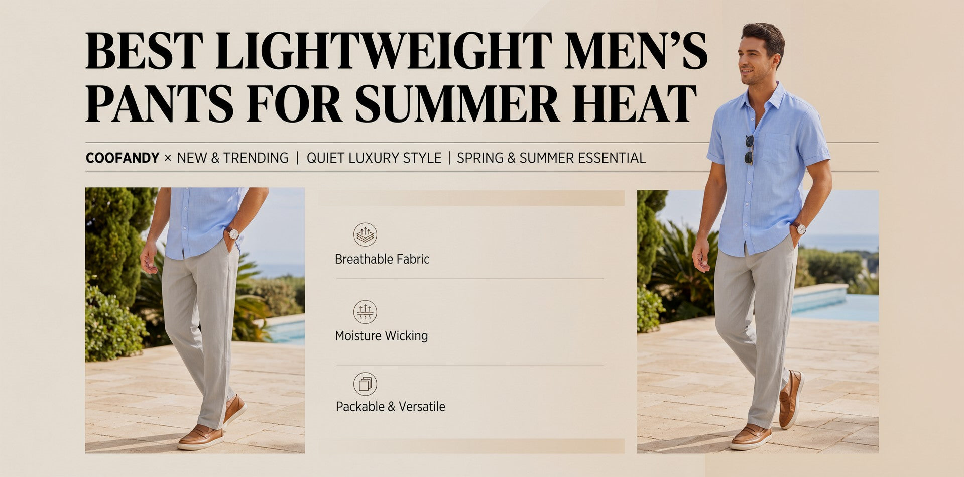 Best Lightweight Men's Pants for Summer Heat