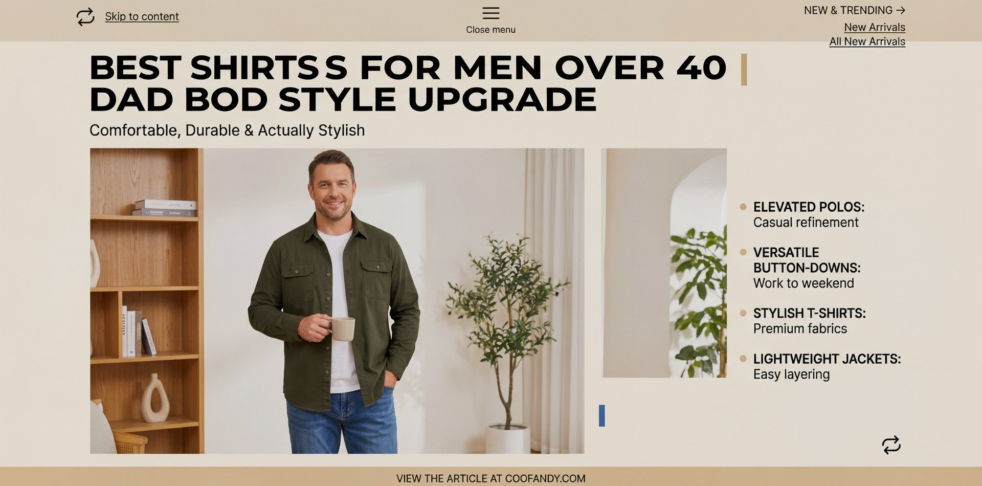 The Dad Style Upgrade: Best Shirts for Men Over 40 That Are Comfortable, Durable & Actually Stylish