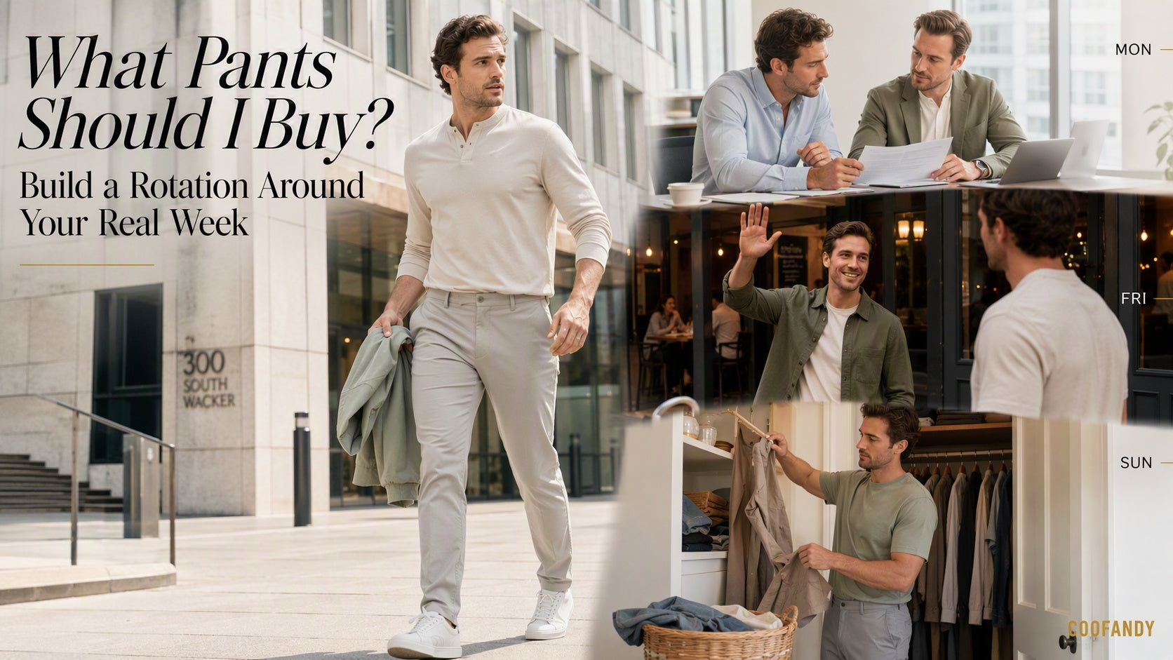 What Pants Should I Buy? Build a Rotation Around Your Real Week