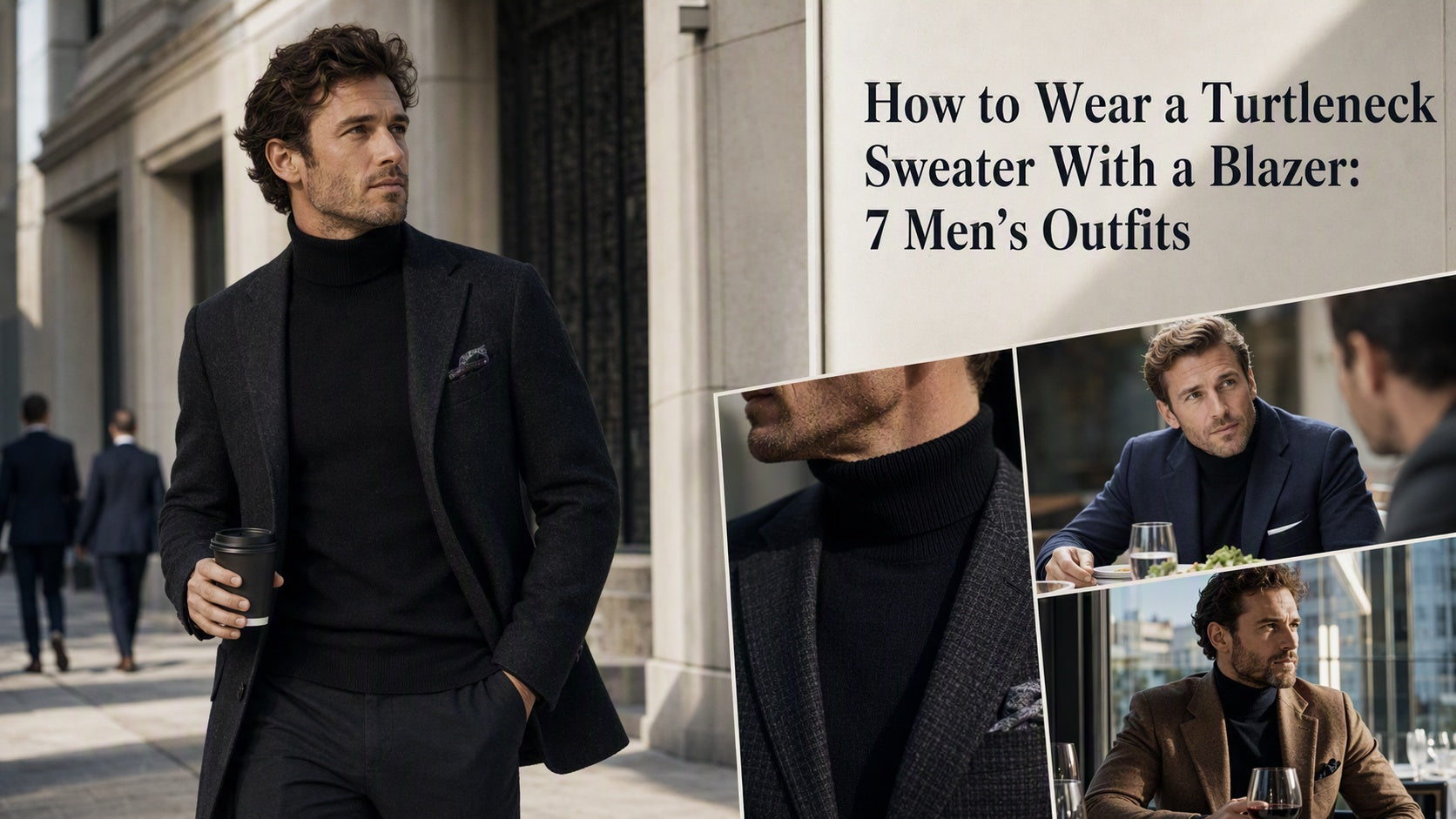 How to Wear a Turtleneck Sweater With a Blazer: 7 Men’s Outfits