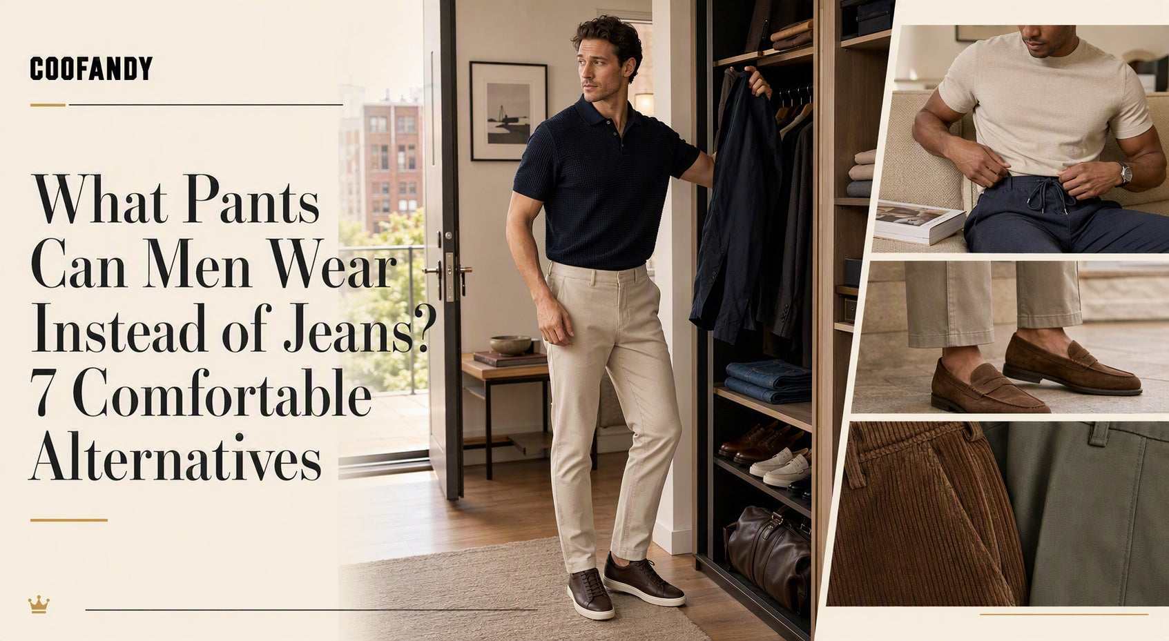 What Pants Can Men Wear Instead of Jeans? 7 Comfortable Alternatives