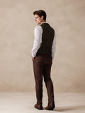 Vintage Double-Breasted Vest Vest coofandy