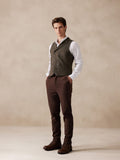Vintage Double-Breasted Vest Vest coofandy