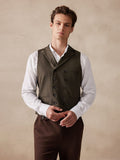 Vintage Double-Breasted Vest Vest coofandy