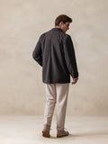 Lapel Double-Breasted Tweed Coat Jackets coofandy