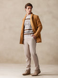 Stylish Single Breasted Tweed Coat Coat coofandy