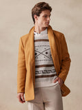 Stylish Single Breasted Tweed Coat Coat coofandy