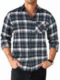 Comfort Plaid Flannel Shirts Shirts coofandy