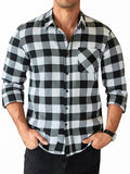 Comfort Plaid Flannel Shirts Shirts coofandy