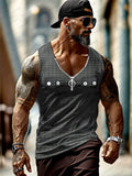 Stylish Textured Athletic Tank Top Tank Tops coofandy Grey M
