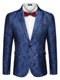 Lapel Stylish Suit Jacket (US Only) Blazer coofandy Blue S