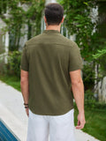 Classic Comfy Summer Henley Shirt (US Only) Shirts coofandy