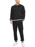 2 Piece Athletic Jogging Suit Sets With Pockets (US Only) Sports Set COOFANDY Store Black S