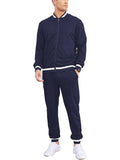 2 Piece Athletic Jogging Suit Sets With Pockets (US Only) Sports Set COOFANDY Store Navy Blue S