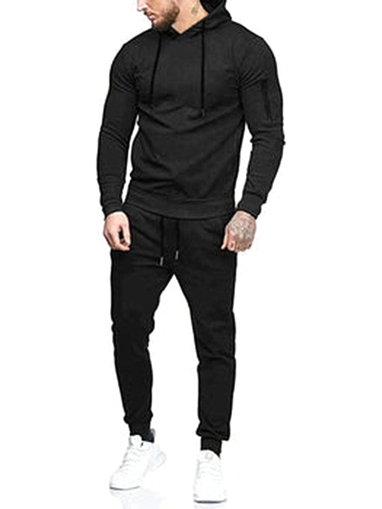Solid Color Sports Casual Suit