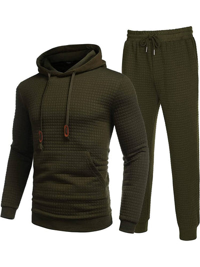 2 Piece Workout Hoodies Sets Sweatsuits (US Only) Sports Set Simbama Army Green S 