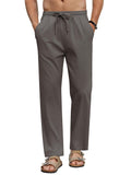 Casual Linen Blend Vacation Yoga Pants (US Only)