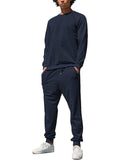 2-Piece Athletic Casual Tracksuit (US Only) Tracksuits COOFANDY Store Navy S