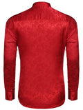 Rose Printed Dress Shirts (US Only) Shirts & Polos coofandy