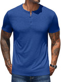 Lässiges, weiches Henley-Shirt im Basic-Stil (nur USA)