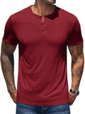 Lässiges, weiches Henley-Shirt im Basic-Stil (nur USA)