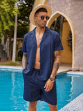 Casual Solid Beach Outfits Set (US Only) Sets coofandy