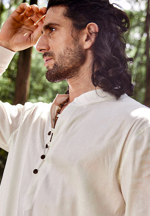Camicia in misto lino morbido al tatto