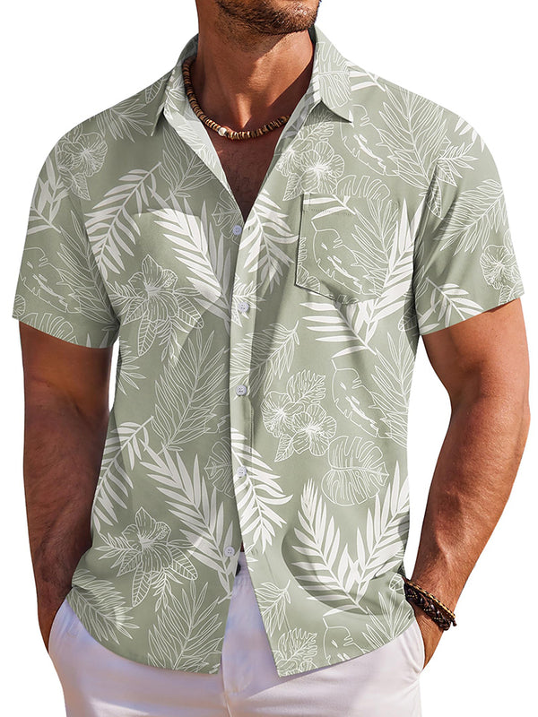 Tropical Holiday Short Sleeve Hawaiian Shirt (US Only)