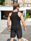 Gym Muscle 2 Packs Ribbed Knit Tank Top (US Only)