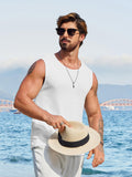 Casual Waffle Knit Muscle Tank Top (US Only)
