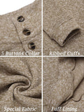 Casual Thermal Texured Knitted Sweatshirt (US Only) Sweaters coofandy