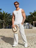 Casual Waffle Knit Muscle Tank Top (US Only)