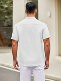 Casual Simple Button Down Shirt (US Only) Shirts coofandy