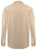 Casual Lace Up Henley Shirt (US Only) Shirts coofandy