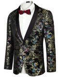 Luxury Floral Embroidered Blazer (US Only) Blazer coofandy