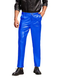 Stylish Metallic Shiny Pants Pants coofandy