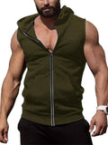 Zip Up Workout Tank Tops (US Only) Tank Tops coofandy