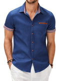 Cozy Denim Work Shirt (US Only) Shirts coofandy Dark Blue S