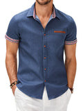Cozy Denim Work Shirt (US Only) Shirts coofandy Sky Blue S