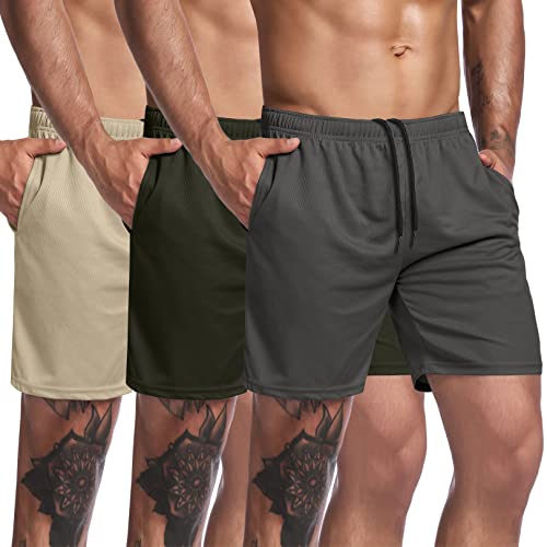 3-Pack Workout Shorts with Pocket (US Only)