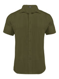 Cotton Relaxed Fit Beach Shirt (US Only) Shirts coofandy