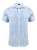 Cotton Relaxed Fit Beach Shirt (US Only) Shirts coofandy