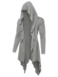Casual Lightweight Hooded Cardigan (US Only) Cardigans coofandy Light Grey XS