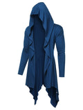 Casual Lightweight Hooded Cardigan (US Only) Cardigans coofandy Navy Blue XS