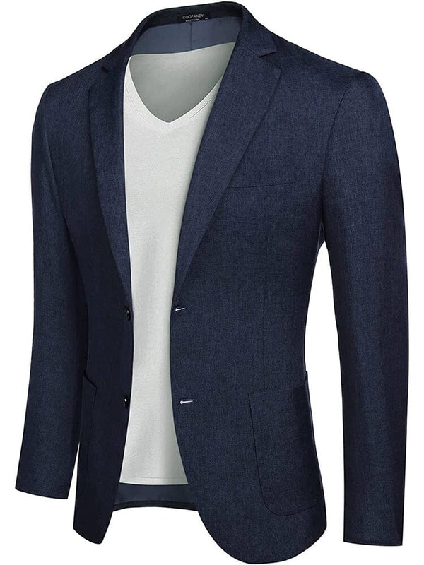 Lightweight Blazer (US Only) Blazer coofandy Navy Blue S
