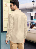 Breathable Button Up Linen Shirt (US Only) Shirts coofandy