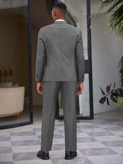 Classic 3-Piece Suit Set with Tie (US Only) Suit Set coofandy 